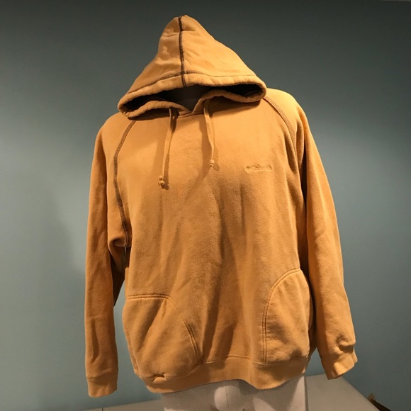 Xl Hoodie Sweatshirt Mustard Yellow 